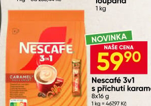 Instantní káva porcovaná ochucená 3v1 Nescafé