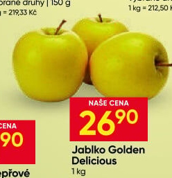 Jablka Golden Delicious
