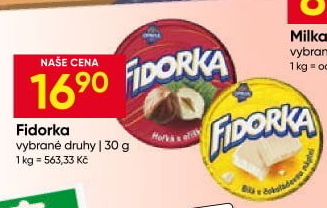 Oplatky Fidorka Opavia