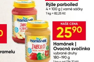Přesnídávka ovocná Hamánek