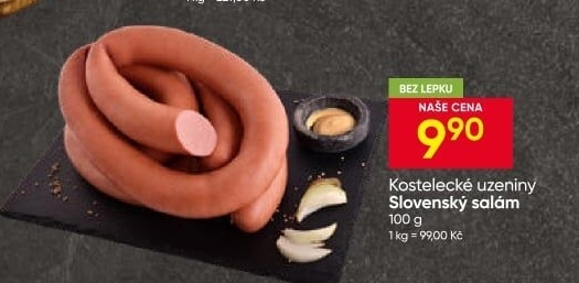 Salám slovenský točený Kostelecké uzeniny