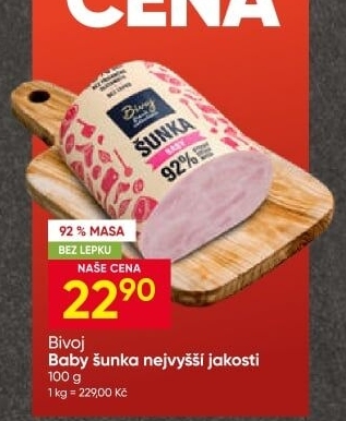 Šunka Baby nejvyšší jakosti Bivoj