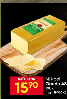 Sýr Gouda 48% Zlatý sýr Milkpol