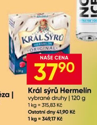 Sýr Hermelín Král sýrů