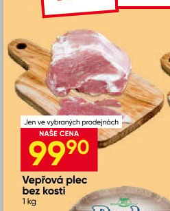 Vepřová plec bez kosti