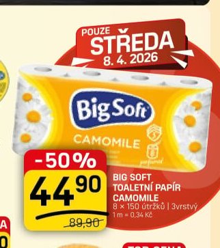 Big Soft toaletní papír
