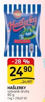 Bonbony Hašlerky Sfinx