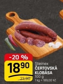 Čertovská klobása Steinex