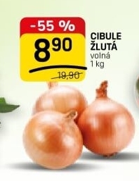 Cibule kuchyňská žlutá