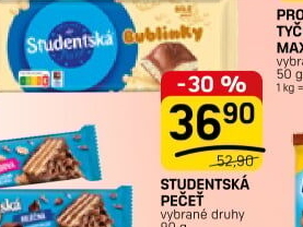 Čokoláda Studentská pečeť Orion