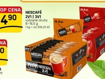 Instantní káva porcovaná 2v1 Nescafé