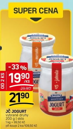Jogurt ochucený jihočeský tradičníMadeta