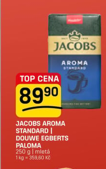Mletá káva Jacobs Aroma Standard