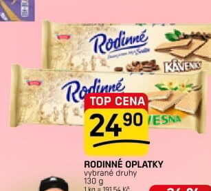 Oplatky Rodinné Sedita