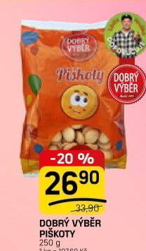 Piškoty Dobrý Výběr