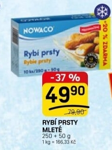 Rybí prsty předsmažené mražené Nowaco