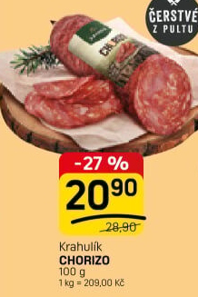 Salám Chorizo Krahulík