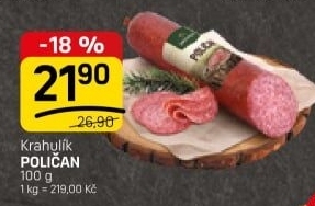 Salám Poličan Krahulík