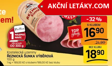 Šunka Řeznická výběrová Kostelecké uzeniny