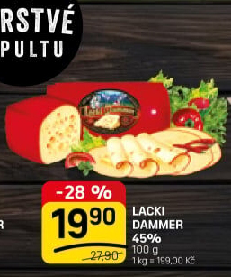 Sýr 45% Lacki Dammer