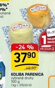 Sýr Parenica Koliba Bystřice pod Hostýnem