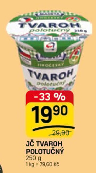 Tvaroh polotučný Jihočeský Madeta