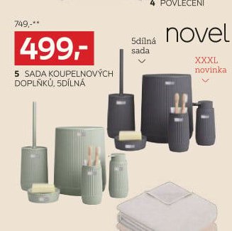 SADA KOUPELNOVÝCH DOPLŇKŮ, 5DÍLNÁ