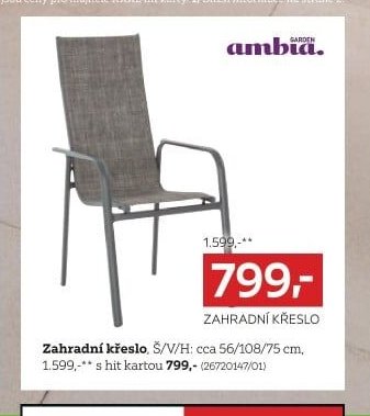 Zahradní křeslo