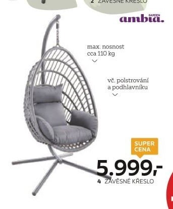 Závěsné křeslo