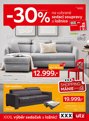 akční leták XXXLutz 7.4.2026-3.5.2026