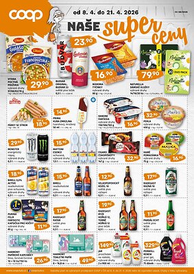 akční leták COOP 8.4.2026-21.4.2026