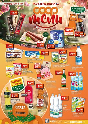 akční leták COOP 8.4.2026-21.4.2026
