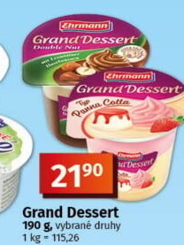 Dezert Grand Dessert Ehrmann