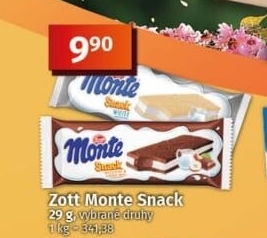 Dezert mléčný Monte Snack Zott