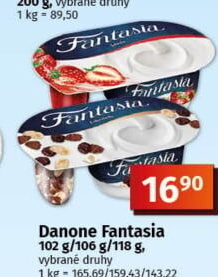 Jogurt Fantasia Danone