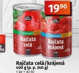 Rajčata krájená Dle Gusta
