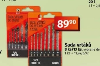 Sada vrtáků Fortel