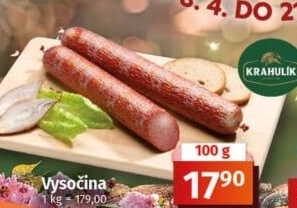 Salám Vysočina Krahulík