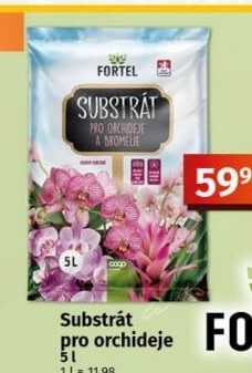 Substrát pro orchideje Fortel