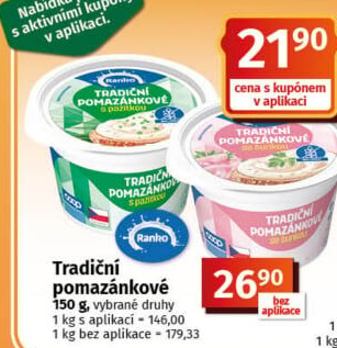 Tradiční pomazánkové Ranko