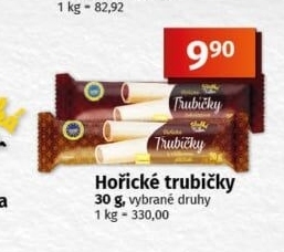 Trubičky hořické Sladká Tečka