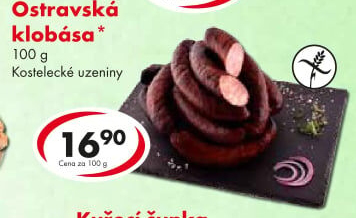 Ostravská klobása Kostelecké uzeniny