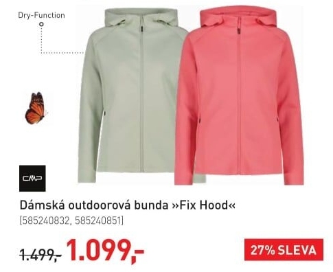 Dámská outdoorová bunda CMP