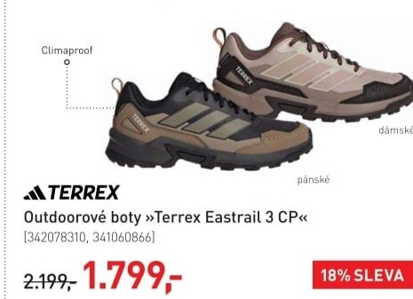 Dámská outdoorová obuv Terrex Eastrail 3 CL Adidas