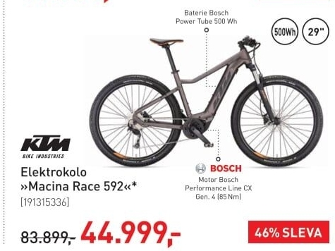 Elektrokolo Macina Race KTM