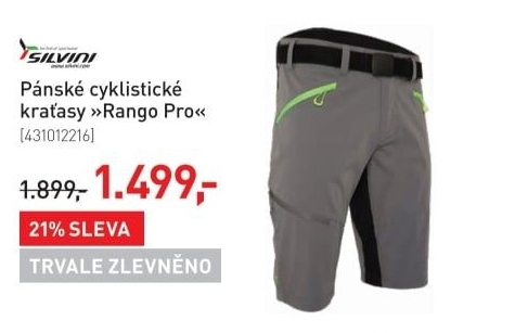 Pánské cyklistické šortky - kraťasy Silvini