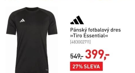 Pánský fotbalový dres Adidas