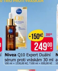 Nivea Q10 Expert Duální sérum proti vráskám 30 ml