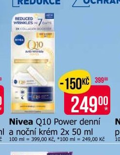 Nivea Q10 Power denní a noční krém 2x 50 ml