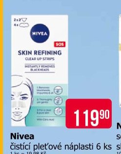 Nivea čistící pleťové náplasti 6 ks